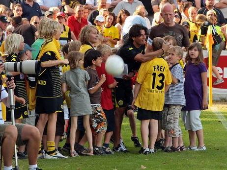Eintracht Rheine - Borussia Dortmund mit Jürgen Klopp. Copyright: Jens Lukas