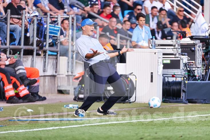 2024-09-21 Trainer Peter Zeidler VfL Bochum - Kiel Foto Lukas 110